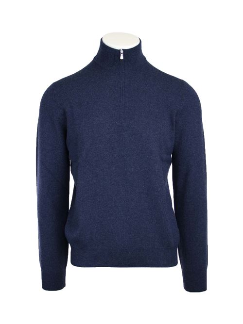 Lupetto zip in lana e cachemire Gran Sasso | Maglie | 5512619690589